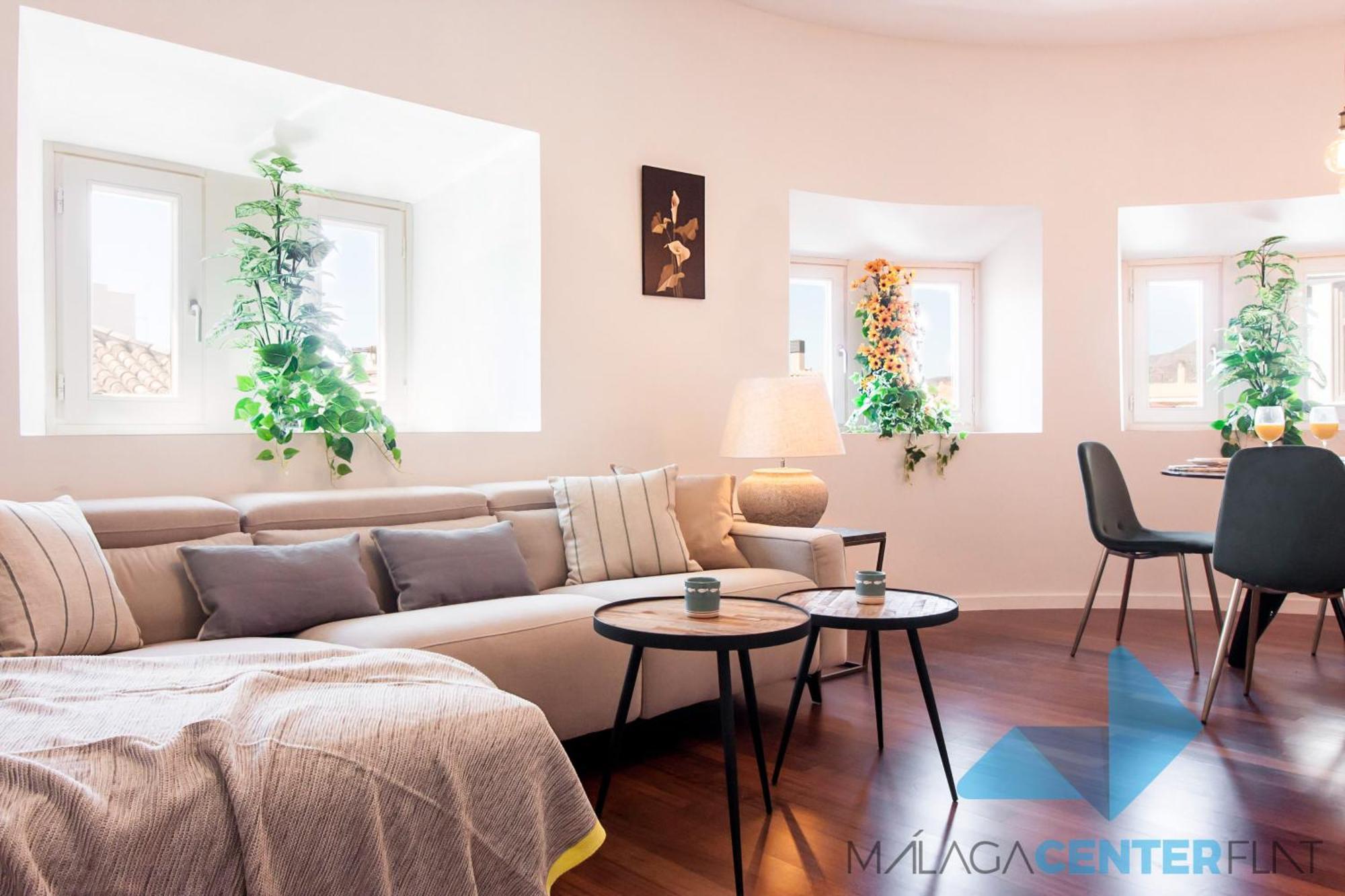 Malaga Center Flat Luxury Daire Oda fotoğraf